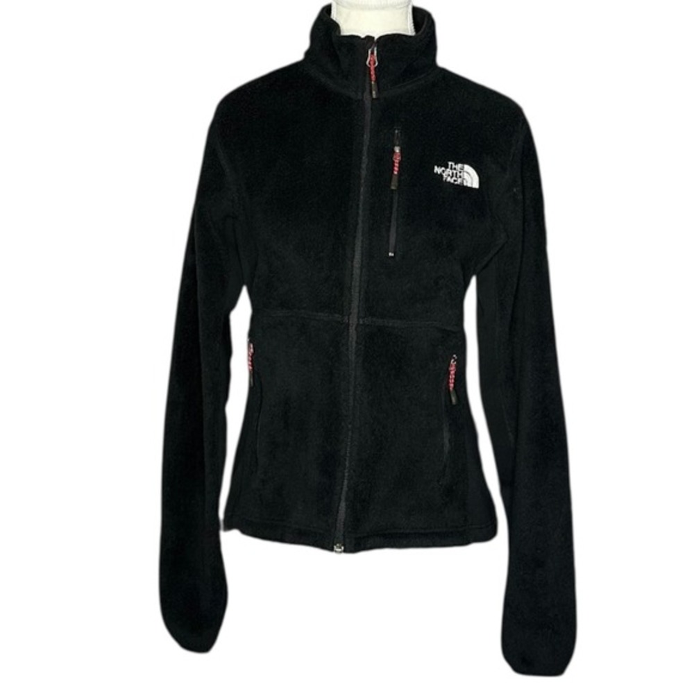 The North Face Summit Series Polartec Fleece Jacket Womens Medium Black Full Zip